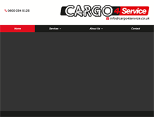 Tablet Screenshot of cargo4service.co.uk